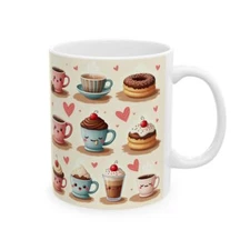 Coffee Lover Mug – Funny Coffee Quotes, Cute Food Art & Drink-Themed Designs