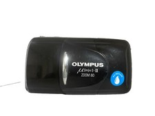 Olympus  mju: -II Zoom 80 Black Edition 35mm Point  Shoot Film Camera