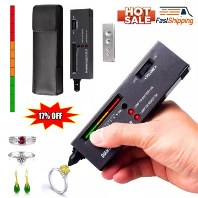 Diamond Tester Portable Gem Selector Gemstone Jeweler Tool Testing Kit Pen  M