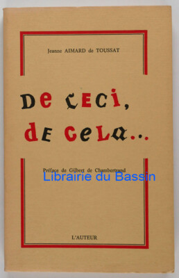 Von diesem, von dem Jeanne Aimard de Toussat 1976
