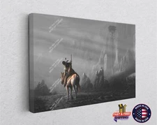 Native American Indians Historical Canvas Décor Art Print Home Decoration