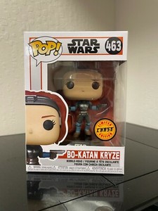 Funko Pop Bo Katan Kryze Star Wars Mandalorian 463 Chase In Hand Fast Shipping Ebay