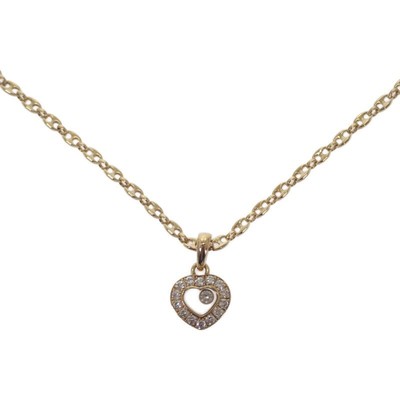 Chopard Happy Diamond Collier K18 Gelbgold Diamant Damen ISY