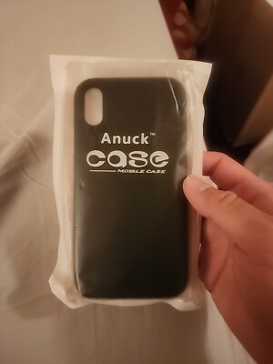 ANUCK PHONE CASE FOR IPHONE XR SILICONE BLACK BRAND NEW