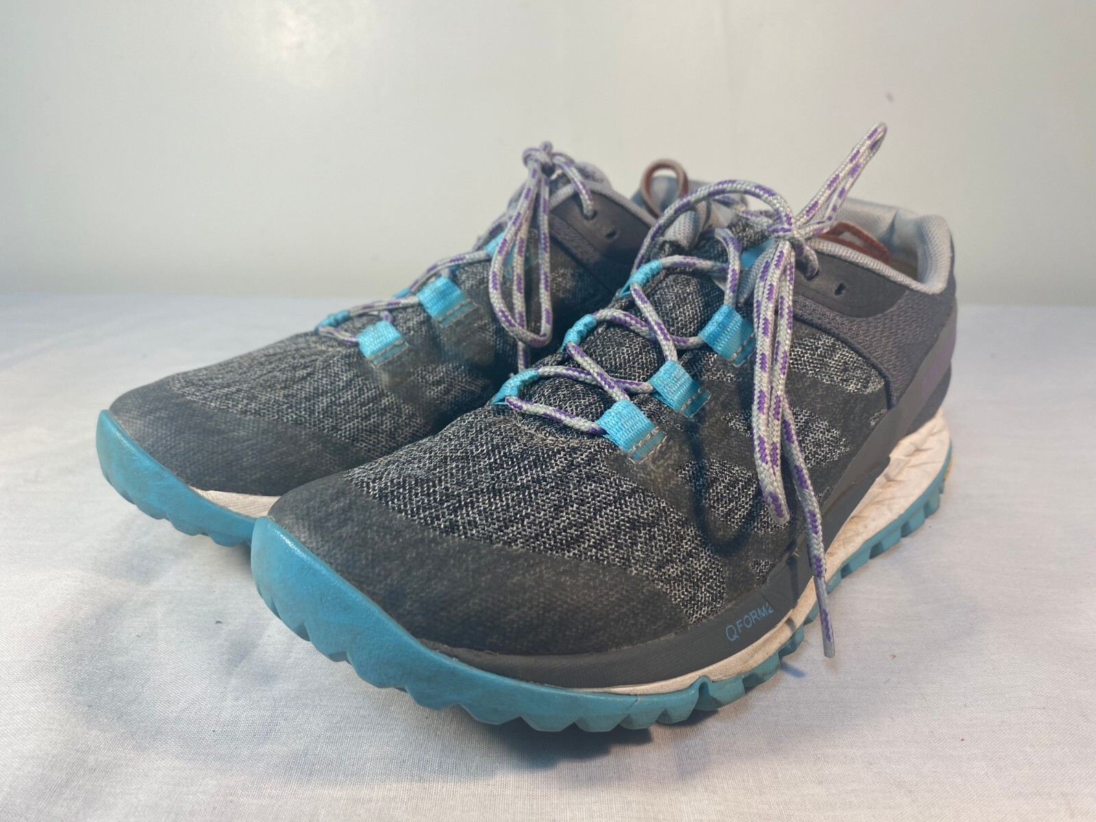 Merrell Antora Scarpe da Trail Running Donna Grigio Suole Vibram US 7