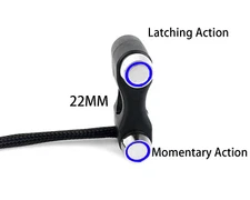 7/8" Motorcycle handlebar 2 button switch Latching Momentary action(22MM)