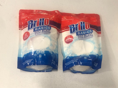 2X Brillo Basics Oxy Blast Stain Remover 5x Action 16 oz.