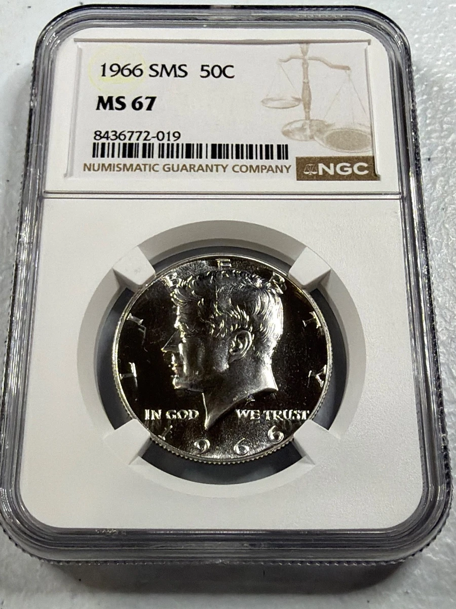 MS 67 Graded 1966 Kennedy US Half Dollars (1964-Now) for sale | eBay