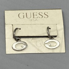 Guess USA Dangle Drop Earrings Letter G Hoop ...