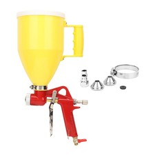 T- 3L 1/4in Plastic Hopper Air Spray Gun Wall Painting Sprayer Home Decoration