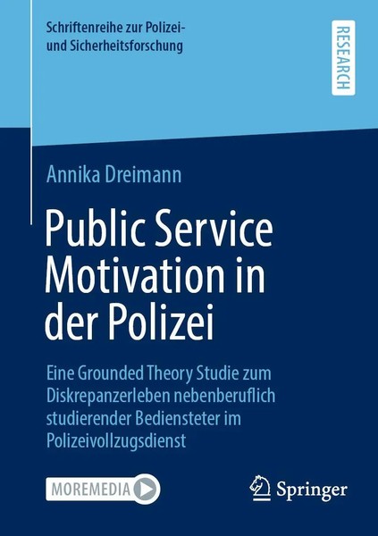 Annika Dreimann | Public Service Motivation In Der Polizei | Taschenbuch (2021)-image