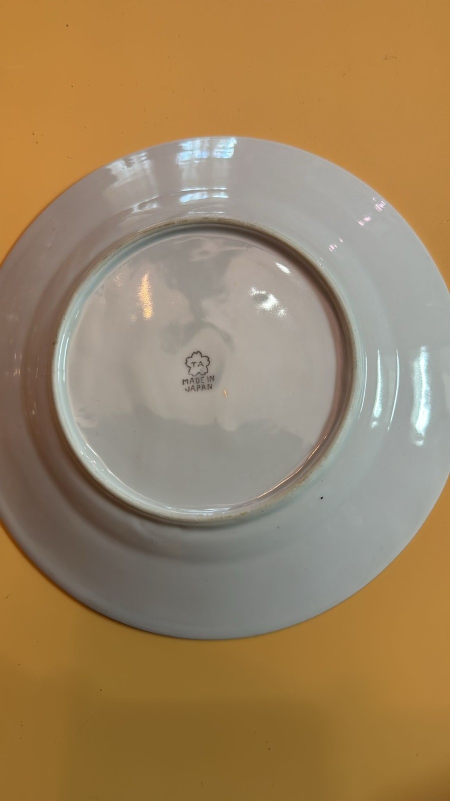 Vintage TA Japan Lusterware Tea Set Cherry Blossom Service for 6 Gold Peach Pink