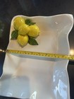 Vintage Lemon Ceramic Serving Tray. Numbered Made In Italy — photo 4