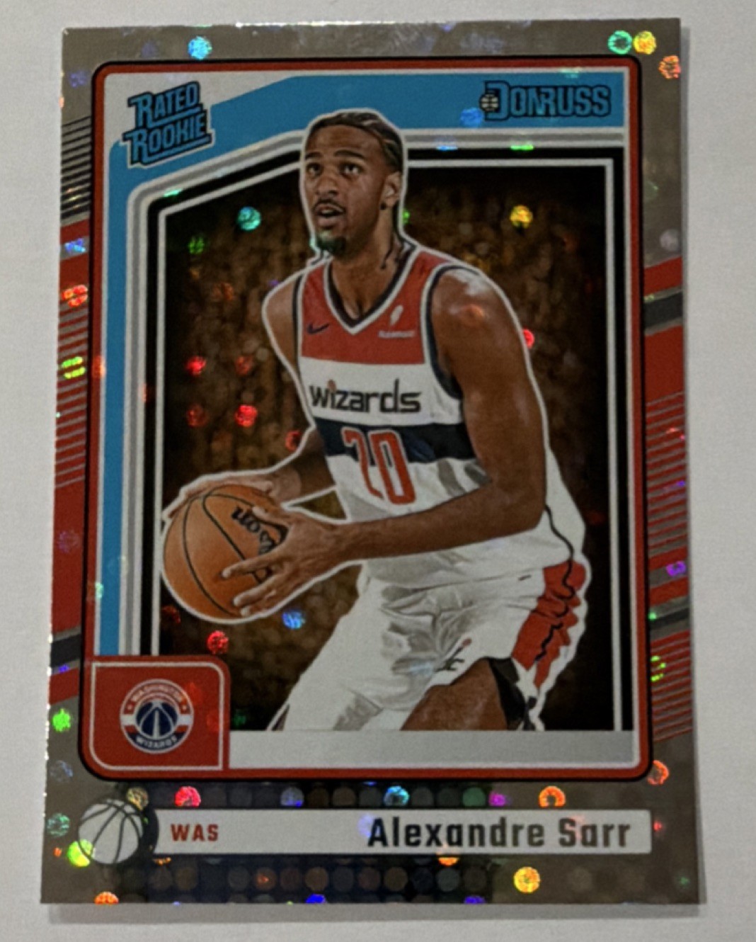 2024-25 Panini Donruss Alexandre Sarr Rated Rookie Disco  #215 Basketball