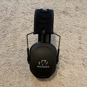 Walker's Black Over-Head Hearing Protection Ear Muffs Over-Head Ear Muffs