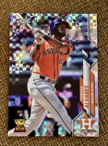 2020 Topps Chrome Yordan Alvarez Rookie XFractor RC Refractor #200 Astros