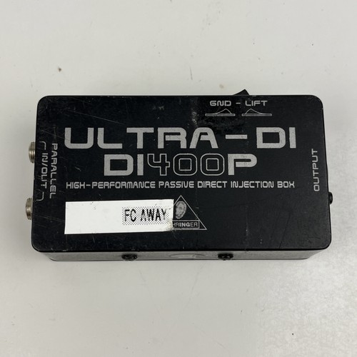 Behringer Ultra-DI DI400P High Performance Passive Direct Injection Box ...