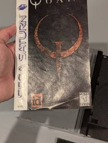 **No Game** Quake (Sega Saturn, 1997) Case/Artwork & Manual - Authentic