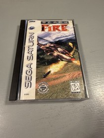 Black Fire (Sega Saturn, 1996) Complete CIB W/ Reg Card Tested Working