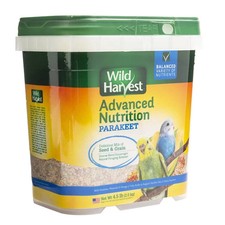 Wild Harvest Advanced Nutrition Diet For Parakeets 4.5 Pound Pack of 1