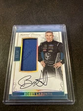 2017 National Treasures Jumbo Firesuit Signatures Bobby Labonte #JFS-BL /10