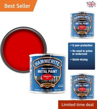 Professional Grade Rust Proof Red Spray Paint - Metallic Finish 250ml