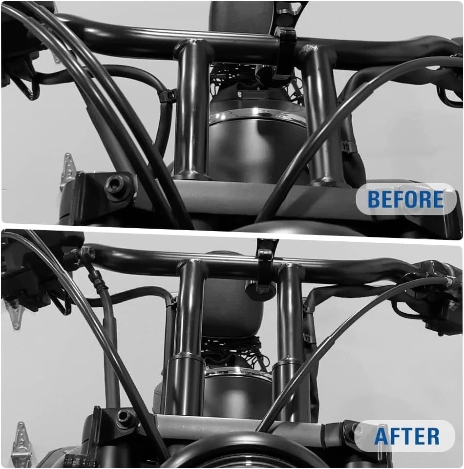 Elevadores de manillar delantero de 2,5 pulgadas para Honda Shadow Phantom VT750C2B 2010-2023 Foto 4 de 4