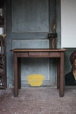 Table bois avec 1 tiroir ancienne, table de salon, cuisine, table bois vintage