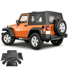 Soft Top For 2010-2018 Jeep Wrangler Jk 2 Door
