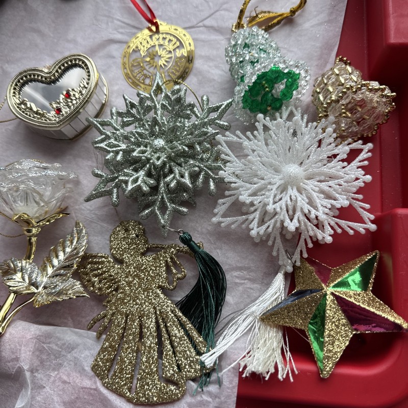 Lot Of Vintage Christmas Ornaments 