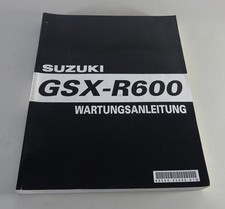 Workshop Manual/Maintenance Manual Suzuki Gsx-R 600 K4 Stand 12/2003