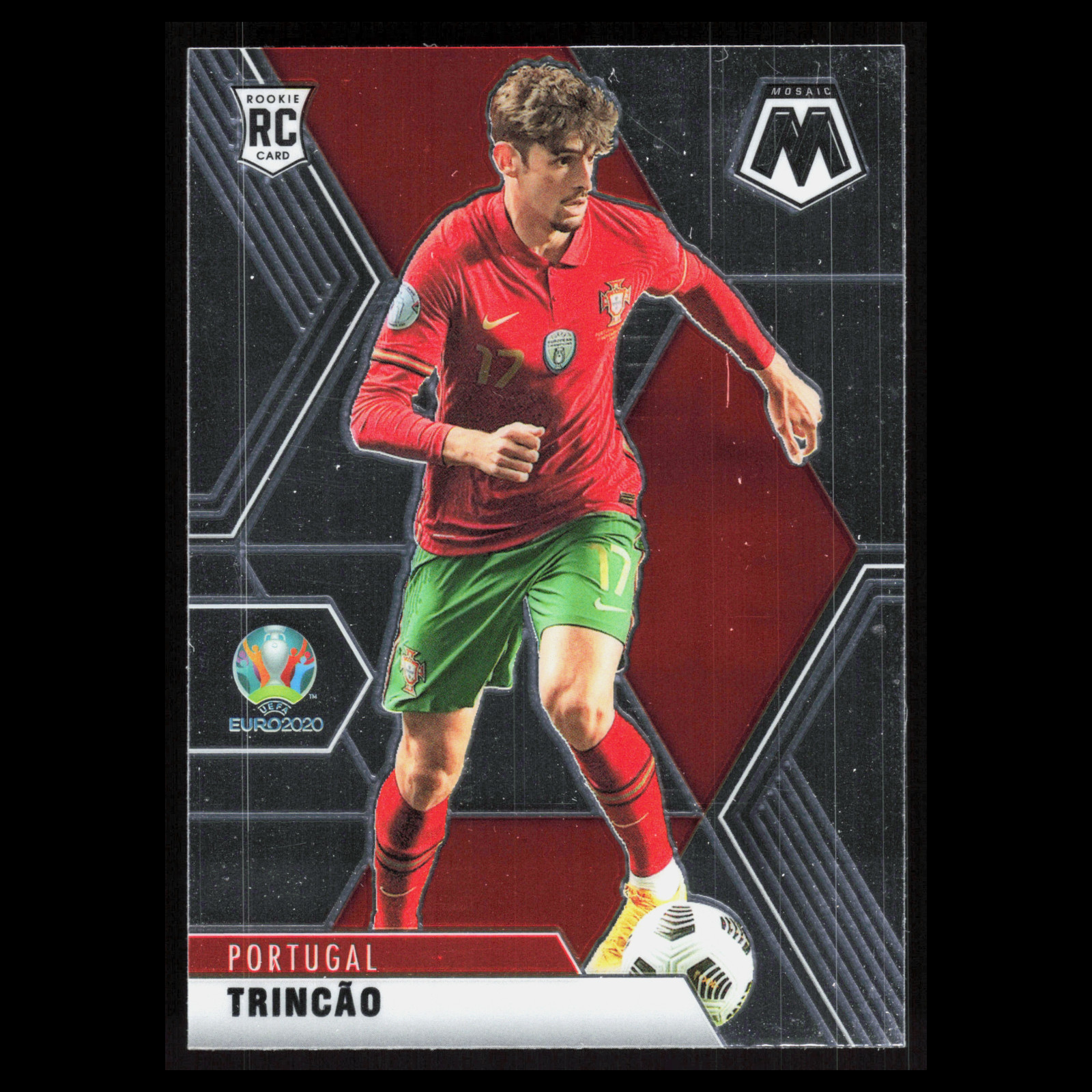 Trincao #156 2021 Panini Mosaic UEFA EURO 2020 Portugal Soccer Card