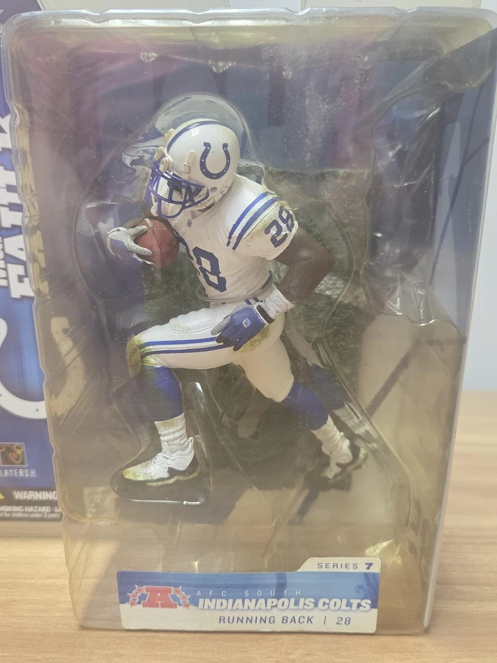 Figura De Colección Indianapolis Colts NFL Fútbol Marshall Faulk Serie 7 McFarlane Foto 2 de 4