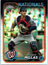 2024 Topps Chrome Logofractor Edition #85 Drew Millas Washington Nationals