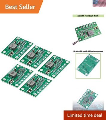 High-Performance 5-Piece DC-DC Voltage Converter Kit, Adjustable 1.25V-5V Output