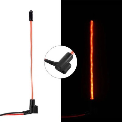 INJORA LED Peitschenlicht für 1/18 1/24 RC Crawler - Rot (L43-RD)