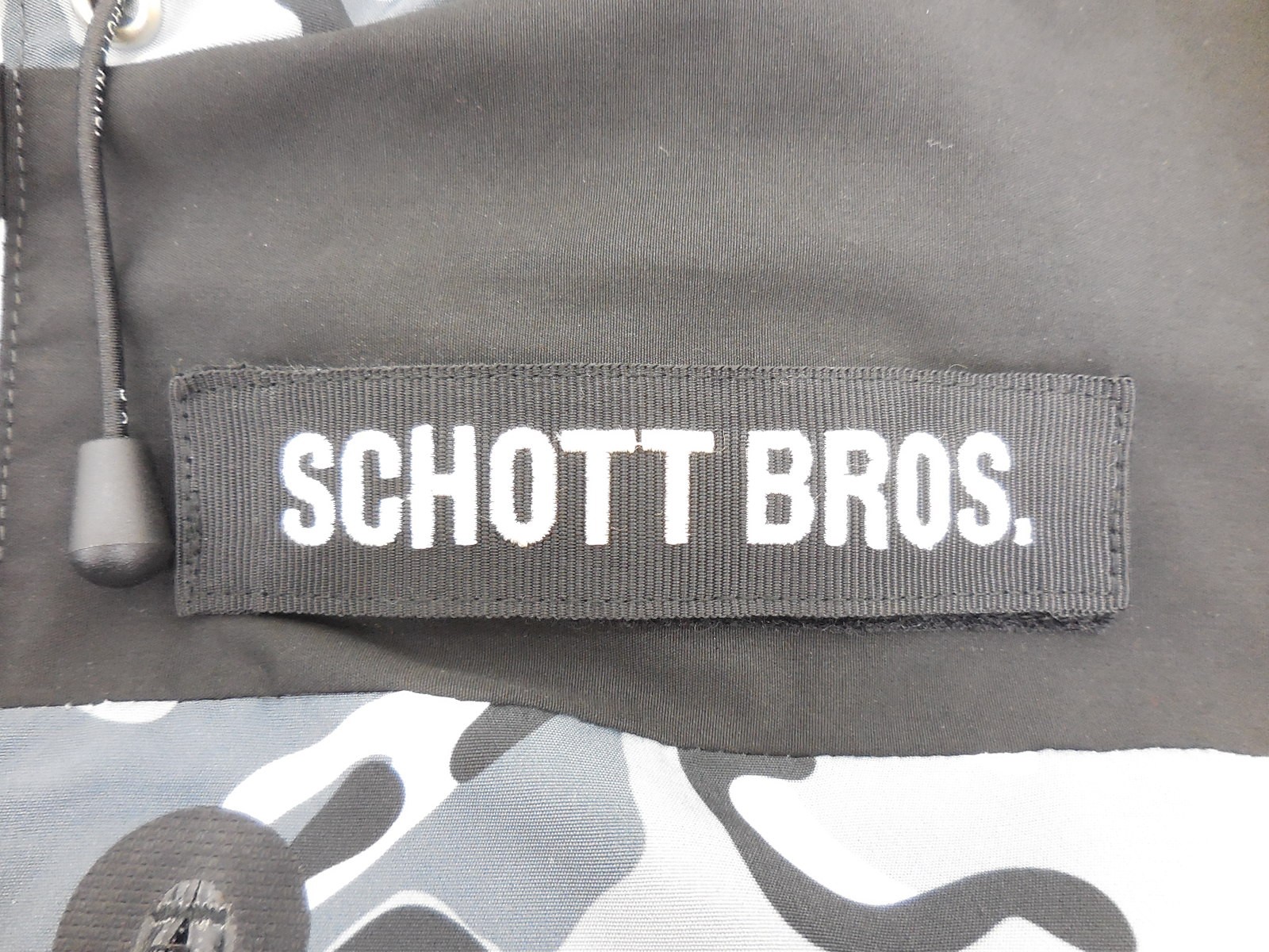 Schott Two-Tone Down Parka Jacket L Outer, Used, … - image 6