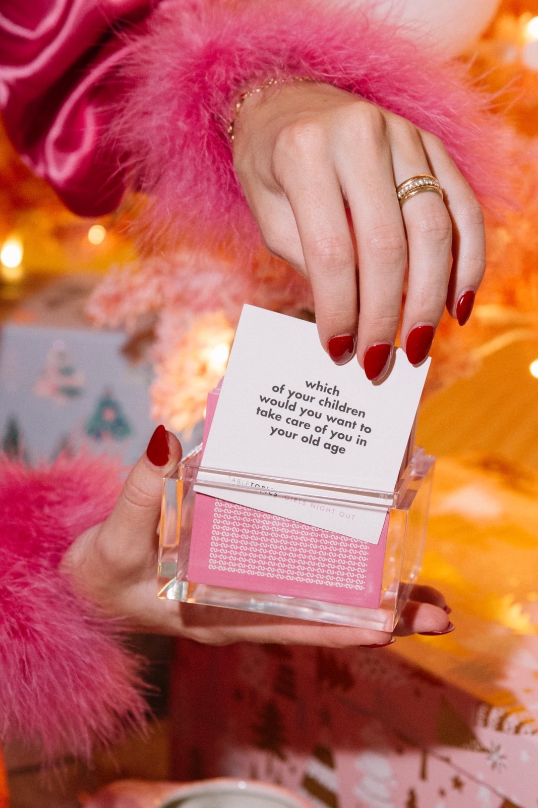 TableTopics Girls Night Out Question Card Game - 135 Spicy Conversation Start... thumbnail 5