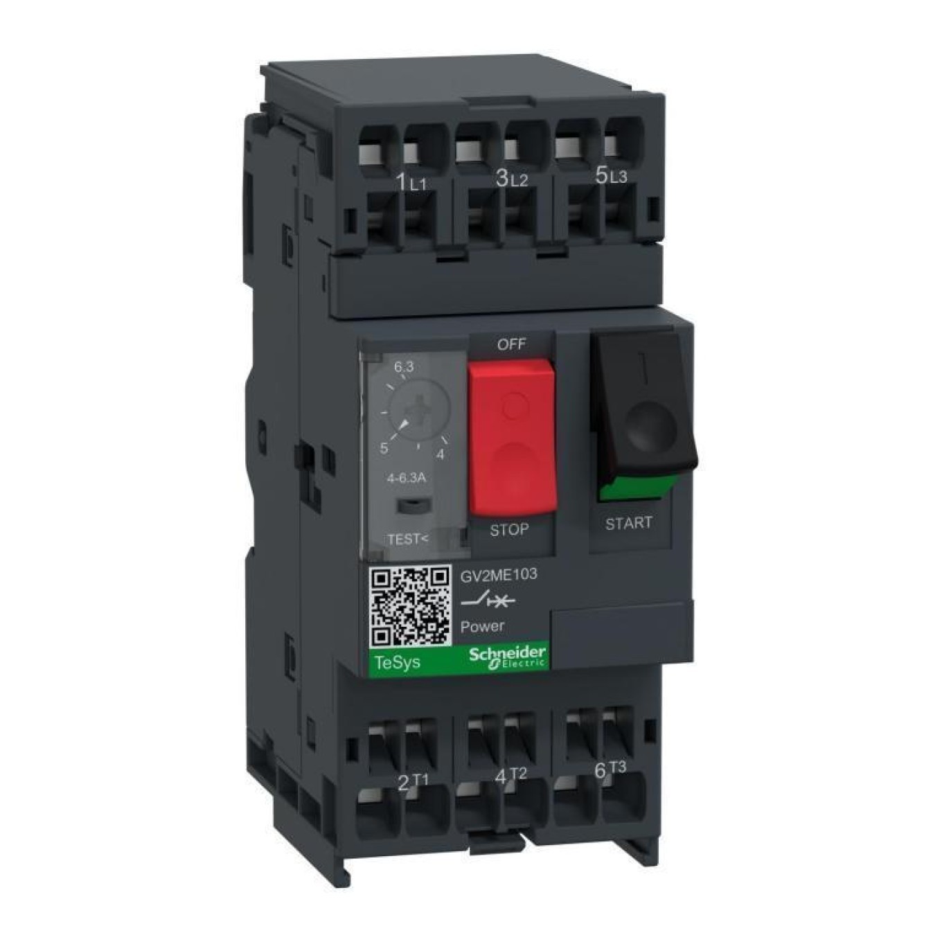 TeSys Deca Engine Switch MAGN-TERM.4.0-6.3A GV2ME103