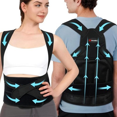 Posture Corrector for Men and , Upper Back Brace with Adjustable Shoulder Str...