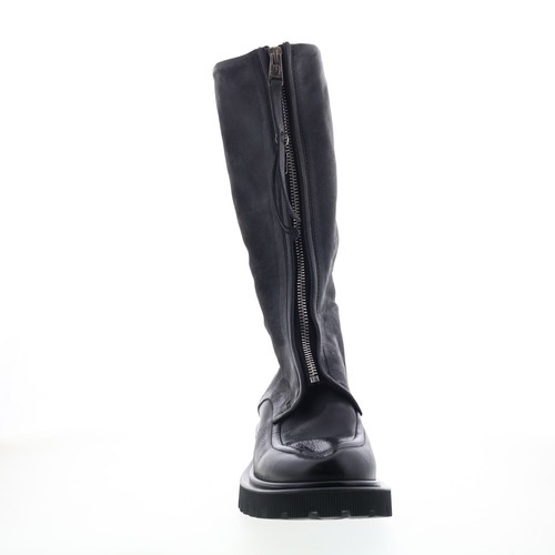 A.S. 98 Tayton Womens Black Leather Zipper Knee High Boots 37 - Picture 3 of 8