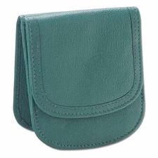 Taxi Wallet® TW03-DRAGONFLY - Soft Leather (Green) - Compact, Front Pocket Fo...