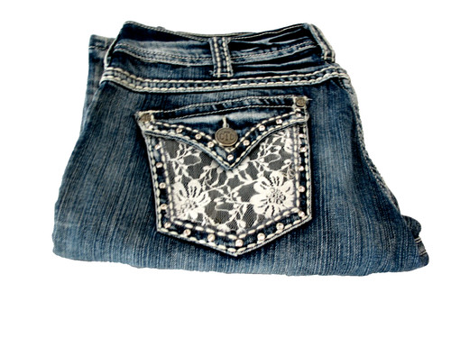 Cowgirl Tuff Jeans Women's "Lacy Cream"  30x35  Country Western