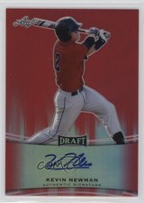 2015 Leaf Metal Draft Red Prismatic 3/5 Kevin Newman #BA-KN1 Auto 0c6