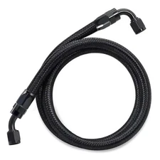 6AN Fuel Line Kit CPE, 3FT Assembled AN6 Braided Fuel Line with 3ft(45°+90°)