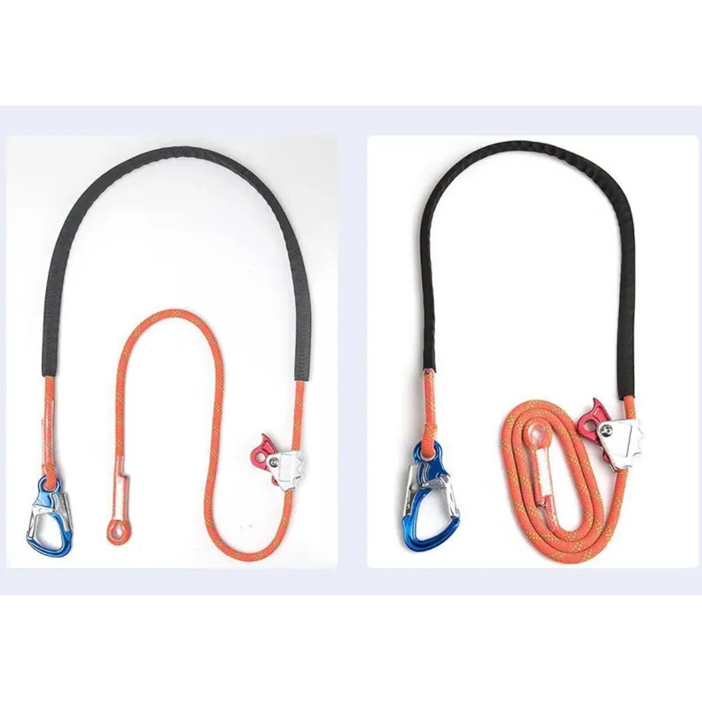 New Adjustable Positioning Safety Rope Flat Belt Construction Safety Equipment ≠