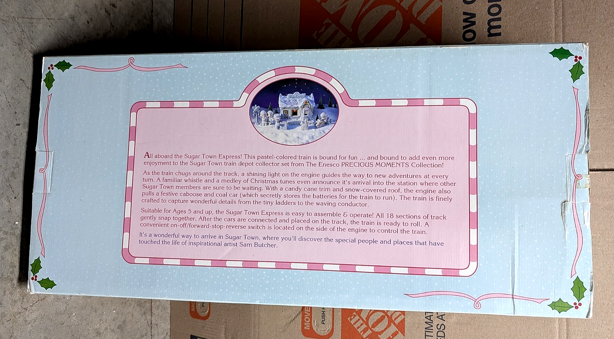 Precious Moments Sugar Town Express Holiday Train Set Holiday Gift
