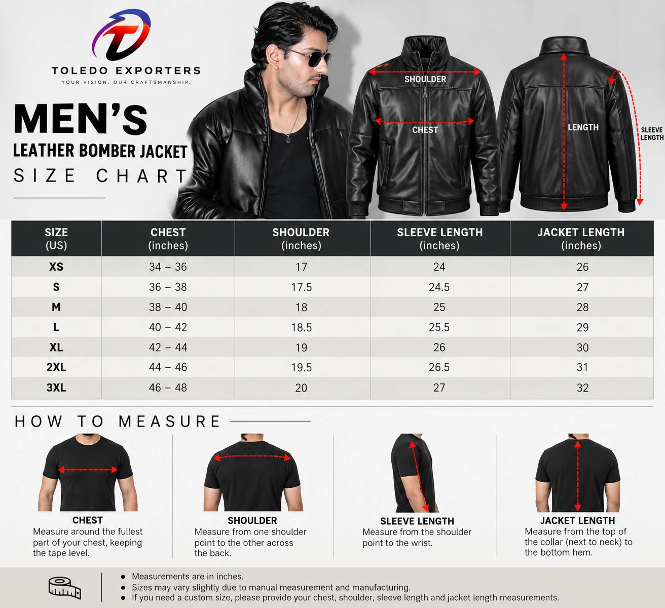 Men's Black Leather Bomber Jacket, Genuine Cowhide or Faux Leather image 6