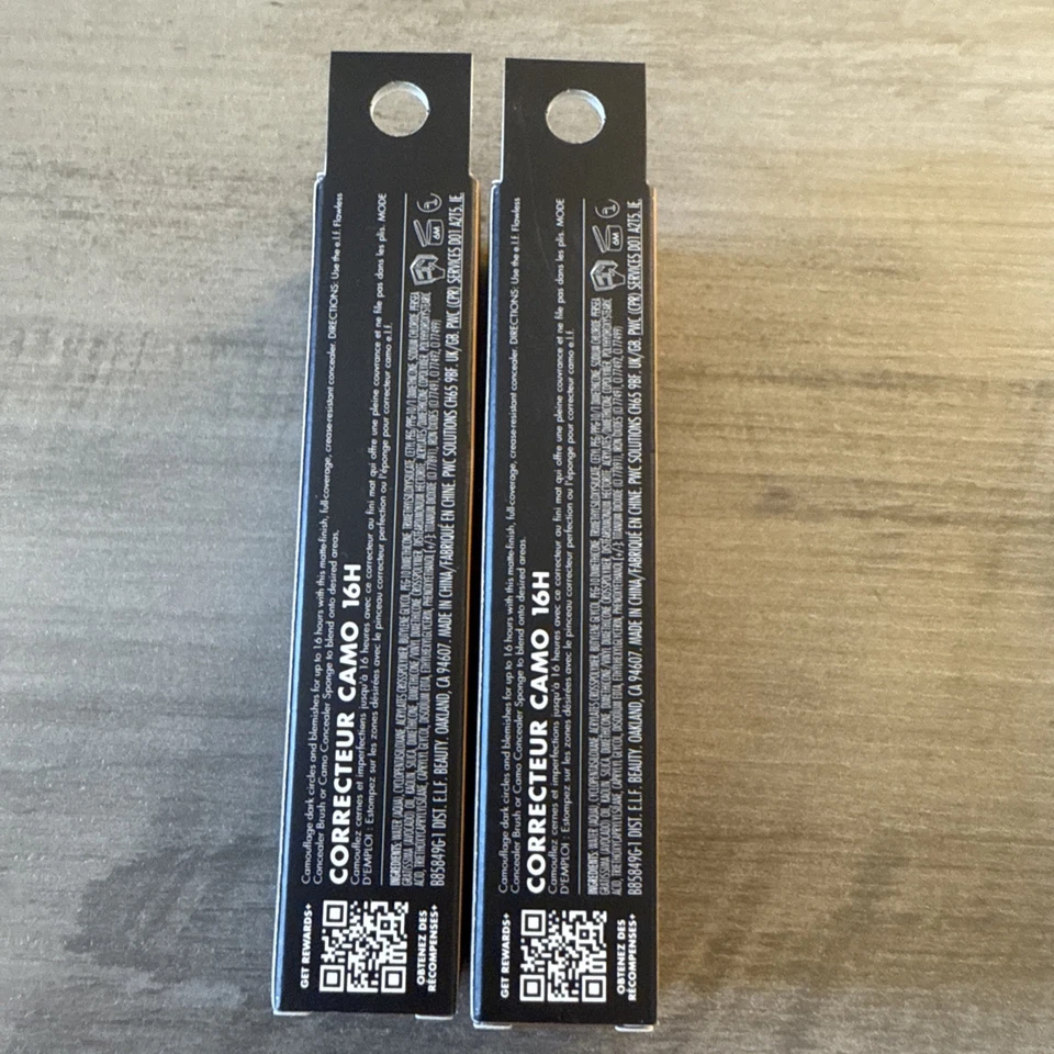 2-Pack e.l.f. 16-Hour Camo Concealer Medium Beige 85849 Matte Full Coverage NIB - Image 3 of 3