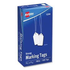 Avery Medium-Weight White Marking Tags, 1 3/4 x 1 3/32, 1,000/Box